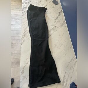 Black flare jeans